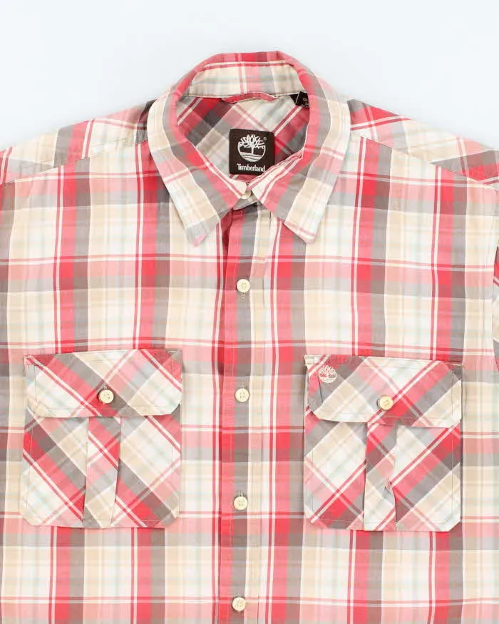 Vintage 2000's Timberland Checked Short Sleeve Shirt - M sold by Rokit product image thumbnail 3