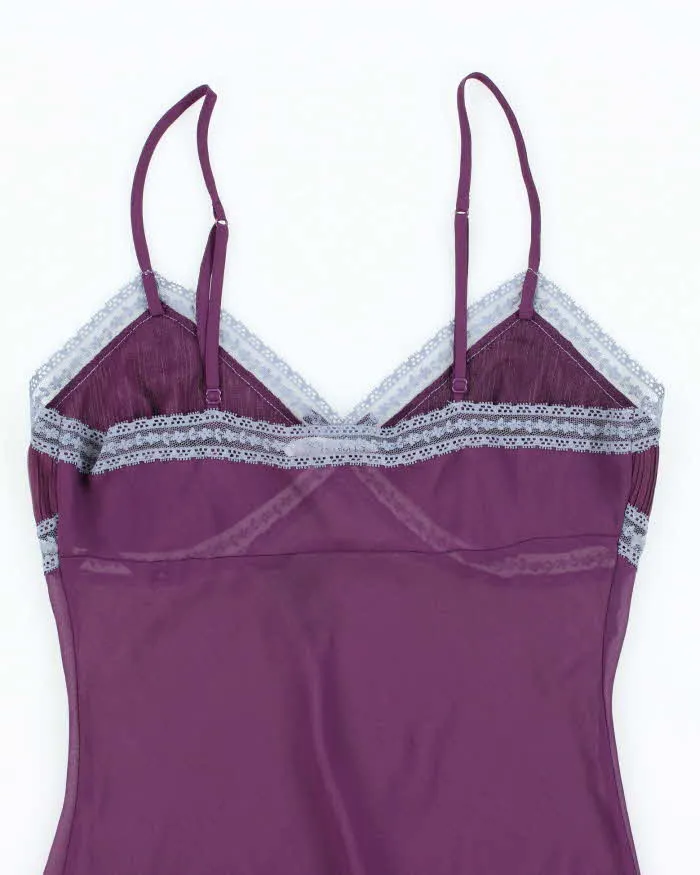 Vintage Y2k 00s La Vie En Rose Mesh Slip Dress - S sold by Rokit product image thumbnail 4