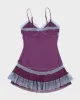 Vintage Y2k 00s La Vie En Rose Mesh Slip Dress - S sold by Rokit