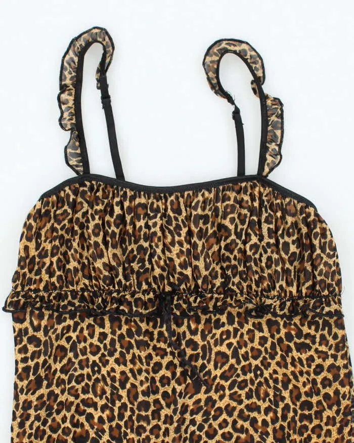 Vintage Y2k 00s Leopard Print Mesh Cami - XS sold by Rokit product image thumbnail 3