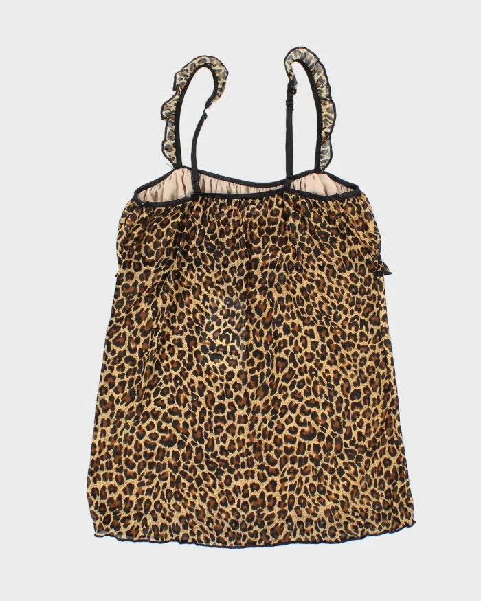 Vintage Y2k 00s Leopard Print Mesh Cami - XS sold by Rokit product image thumbnail 2