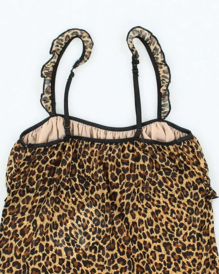 Vintage Y2k 00s Leopard Print Mesh Cami - XS sold by Rokit product image thumbnail 4