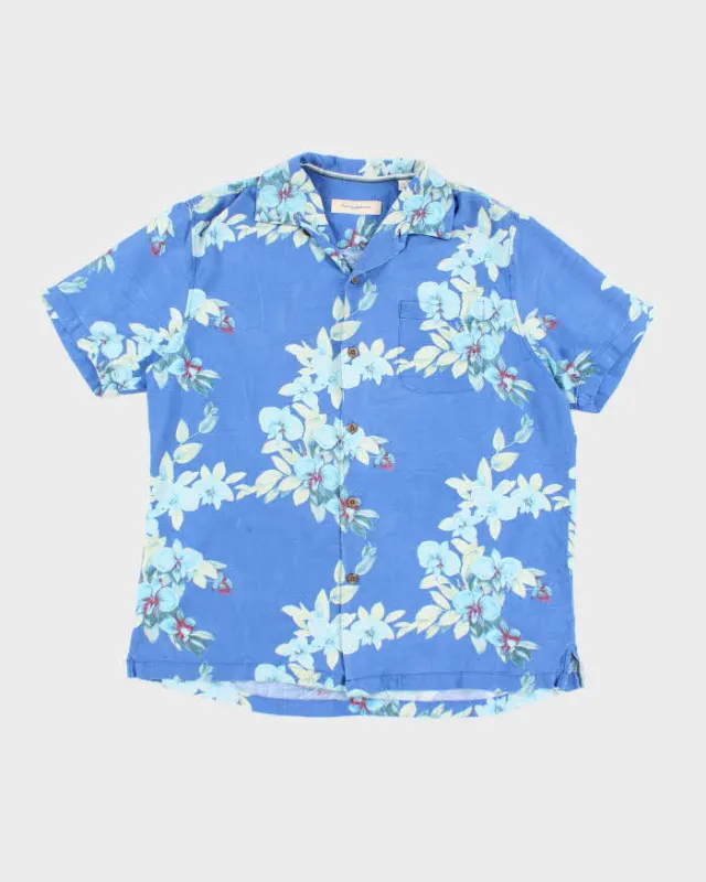 Vintage Tommy Bahama Silk Hawaiian Shirt - L sold by Rokit