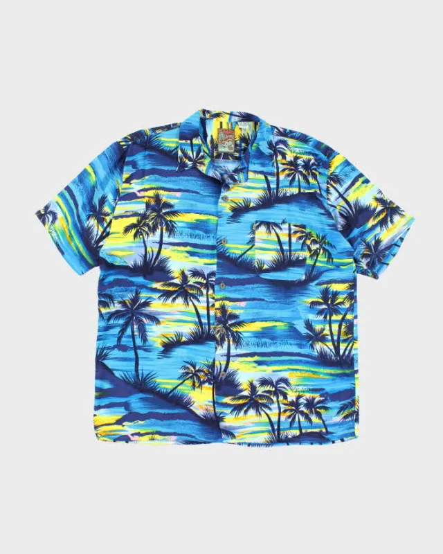 Vintage Pineapple Connections All Over Print Hawaiian Shirt - L sold by Rokit