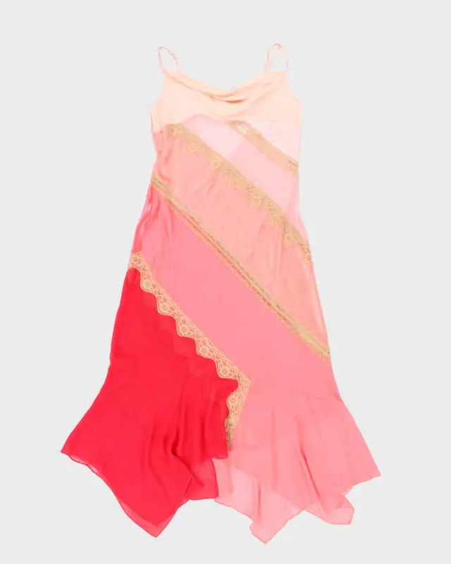 Vintage Y2k 00s Victoria's Secret Silk Cowl Dress - M sold by Rokit