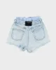 Vintage Alexander Wang Boxer Layered Denim Hot Pants - W28 L3 sold by Rokit