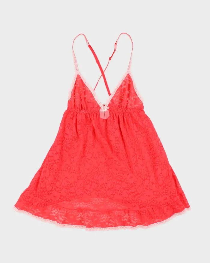 Vintage Y2k 00s Victoria's Secret Lace Slip Dress - XS sold by Rokit
