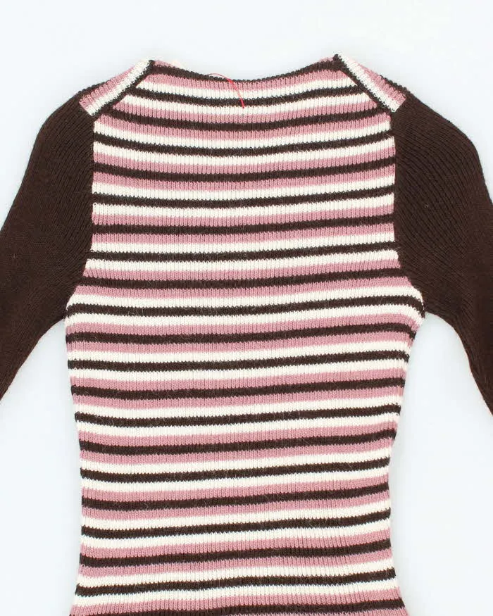 Deadstock Vintage 70s Audrey Long Sleeve Knit Dress - XS sold by Rokit product image thumbnail 4