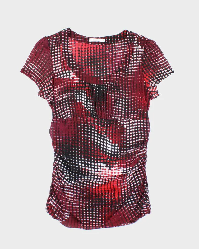 Vintage Y2k 00s Ricki's Double Layer Mesh Blouse - M sold by Rokit