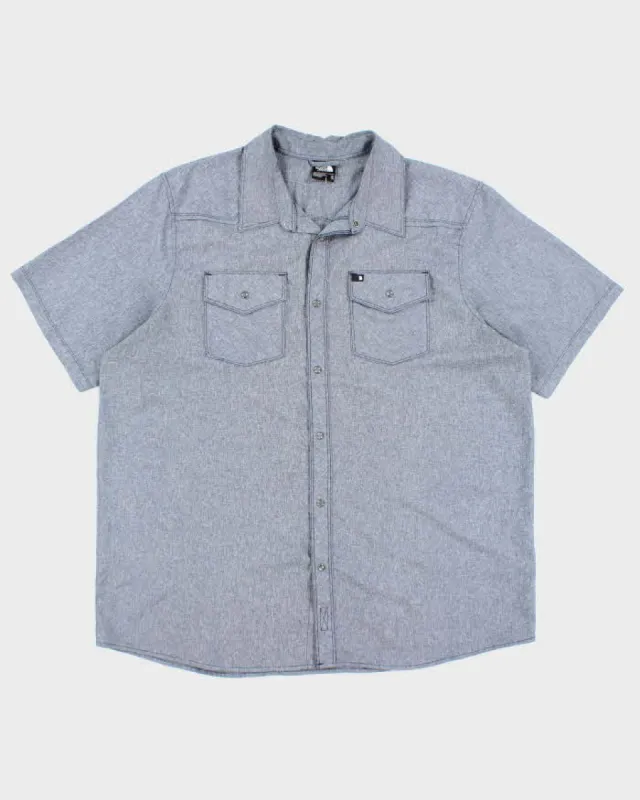 The North Face Short Sleeve Popper Shirt - XL made by Rokit