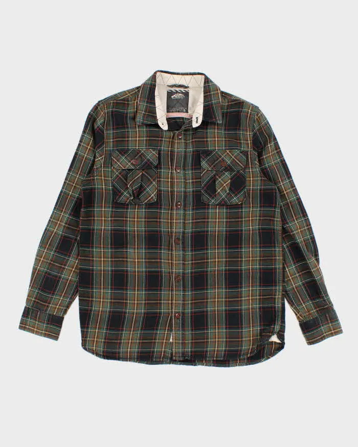 Vintage Mens Green Vans Flannel Shirt - s sold by Rokit