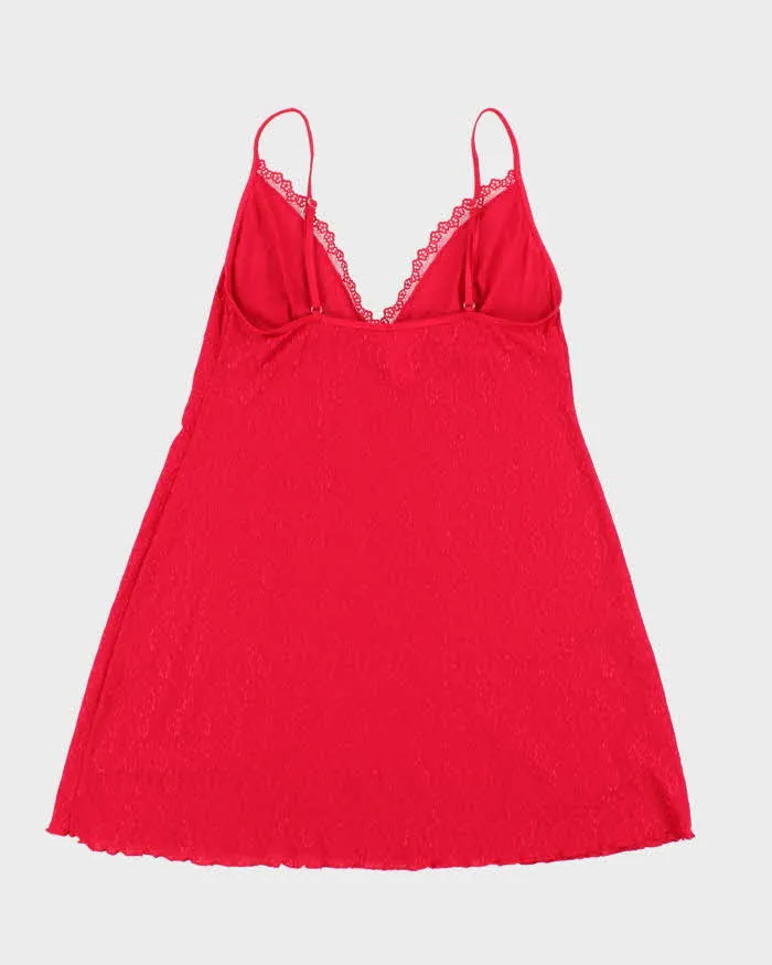Vintage 00s Arianne Red Slip Dress - L sold by Rokit product image thumbnail 2