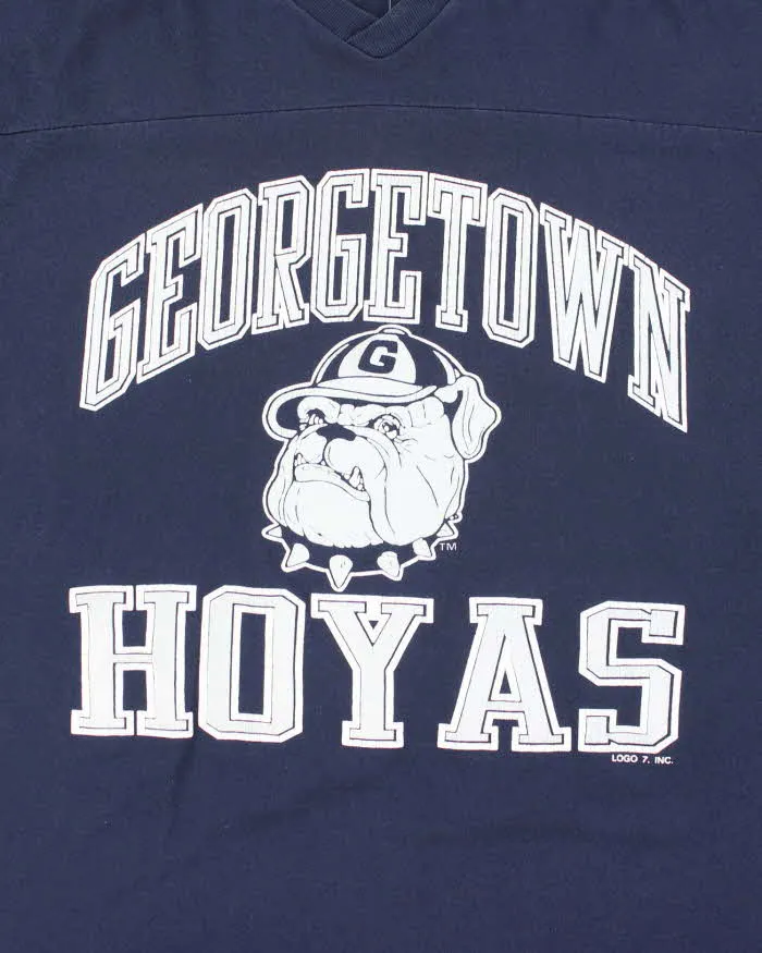 Vintage 90's Georgetown HOYAS 1/4 Sleeve Jersey - XL sold by Rokit product image thumbnail 3