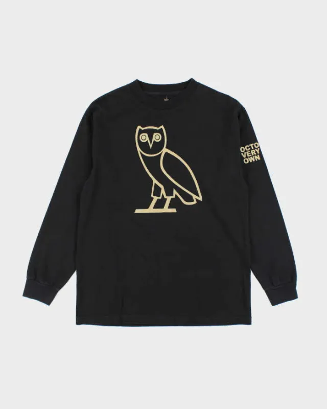 Octobers Very Own Owl Centre Logo Long-sleeved T-Shirt - M sold by Rokit