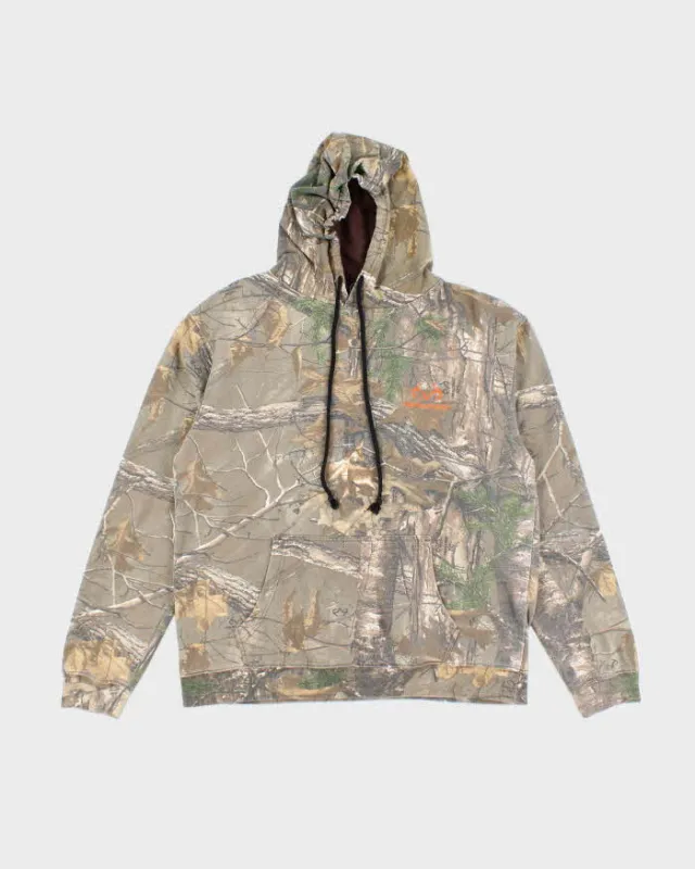 Vintage 2000's Real Tree Camouflage Faded Hoodie - L sold by Rokit