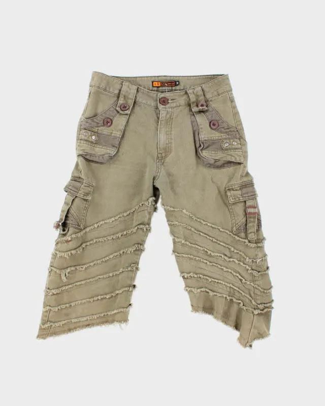 Vintage Y2K Meland Textured Grunge Shorts - W29 L12 sold by Rokit