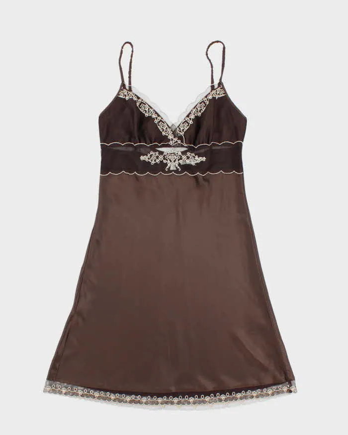 Vintage Y2k 00s Darjeeling Slip Dress - S sold by Rokit