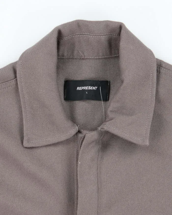 Represent Heavyweight Long-sleeve Button Up Shirt - L sold by Rokit product image thumbnail 5