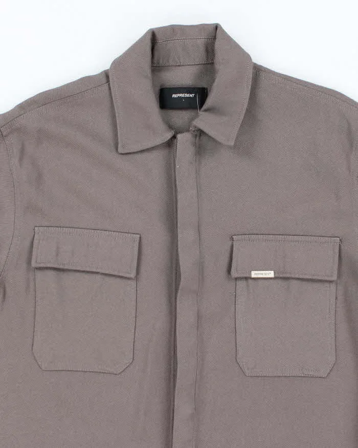 Represent Heavyweight Long-sleeve Button Up Shirt - L sold by Rokit product image thumbnail 3