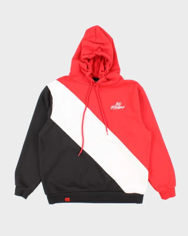 100 Thieves Gaming Heavyweight Striped Hoodie - L sold by Rokit