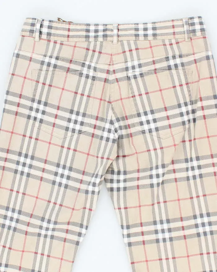 Vintage Y2K Burberry Nova Check Slim Fit Patterned Trousers - W30 L30 sold by Rokit product image thumbnail 4