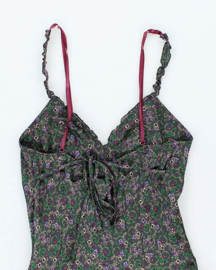 Vintage Oltre Floral Satin Maxi Dress - S sold by Rokit product image thumbnail 4