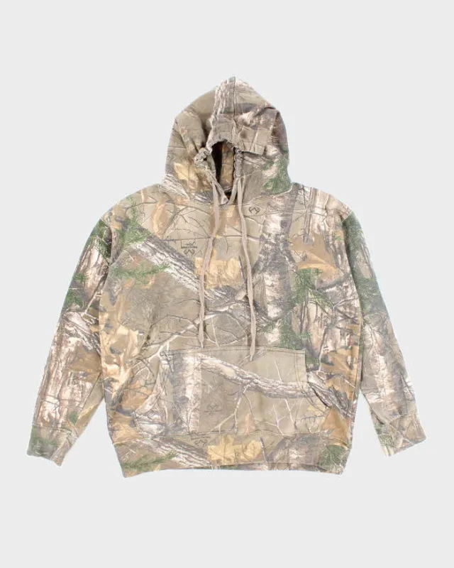 Vintage Real Tree Camouflage Faded Hoodie - L sold by Rokit