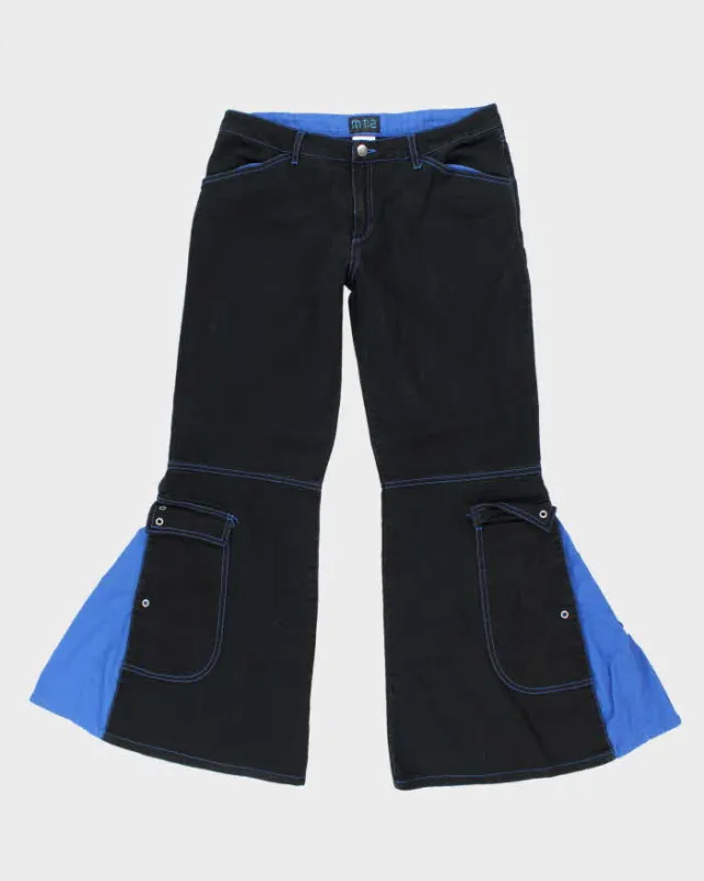 Vintage Y2K MT:2 Ultra Wide Flared Denim Jeans - W32 L29 sold by Rokit