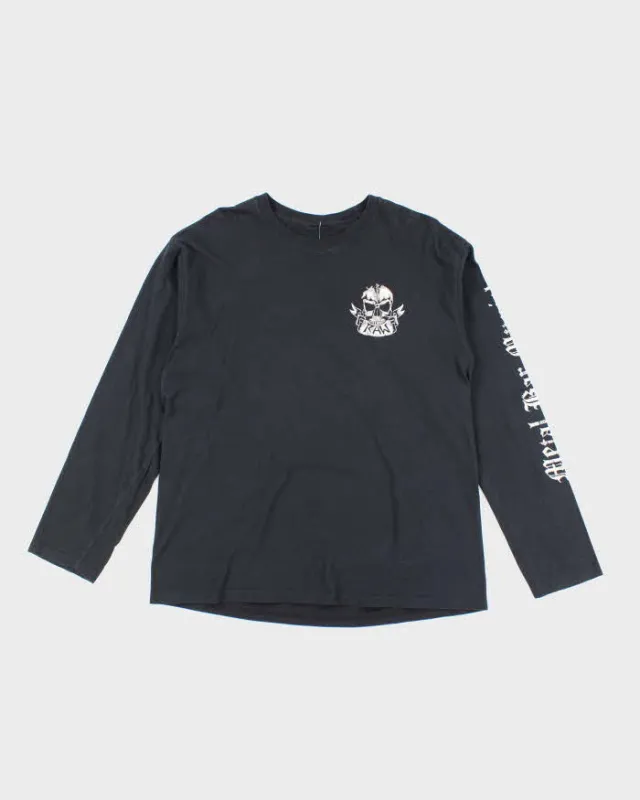 Vintage 2000's RAW Gothic Graphic Print Long-sleeve T-Shirt - L sold by Rokit