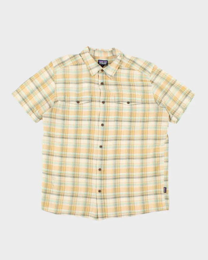 Vintage Patagonia Checked Short Sleeve Shirt - L sold by Rokit
