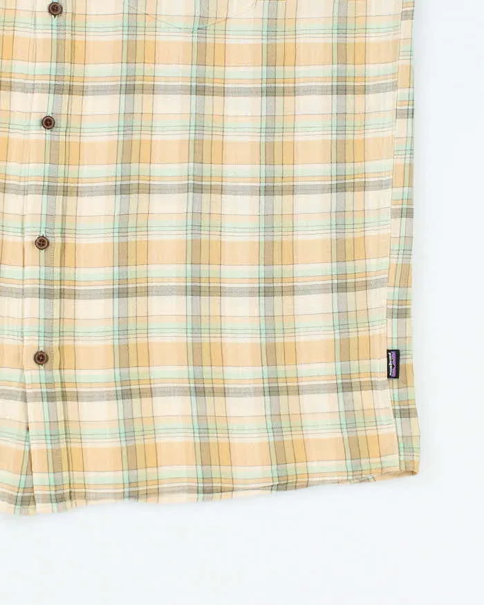 Vintage Patagonia Checked Short Sleeve Shirt - L sold by Rokit product image thumbnail 4