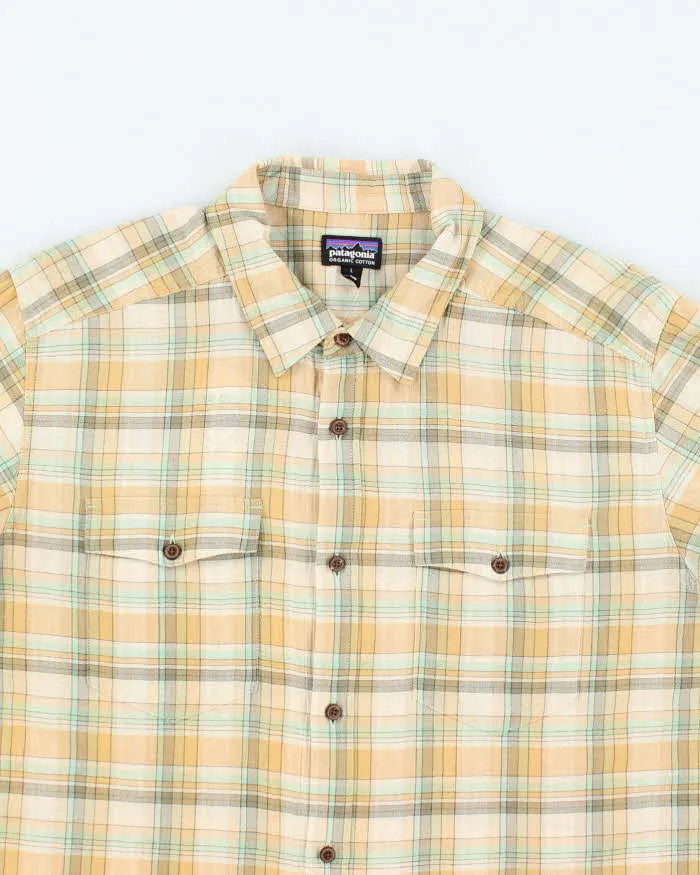 Vintage Patagonia Checked Short Sleeve Shirt - L sold by Rokit product image thumbnail 3