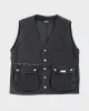 Vintage Y2K DKNY Embroidered Logo Gilet - L sold by Rokit