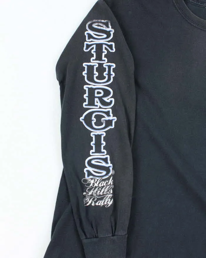 Vintage 2000's Sturgis Anniversary Black Hill Rally Long-sleeve T-Shirt - M sold by Rokit product image thumbnail 4