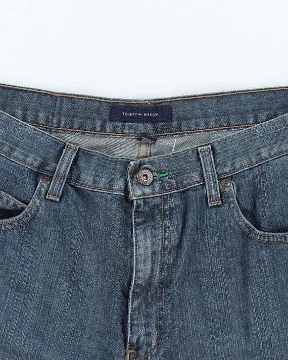 Vintage Y2K Tommy Hilfiger Wide Leg Denim Carpenter Shorts - W34 L10 sold by Rokit product image thumbnail 5