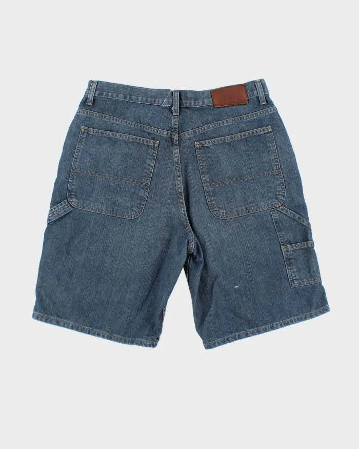 Vintage Y2K Tommy Hilfiger Wide Leg Denim Carpenter Shorts - W34 L10 sold by Rokit product image thumbnail 2