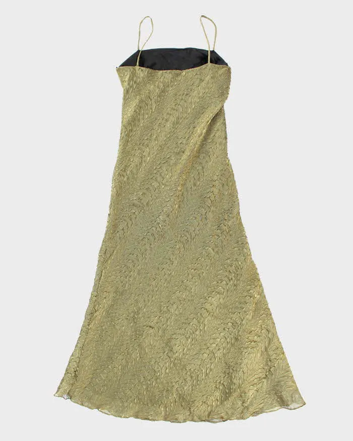 Vintage 90s City Crinkle Iridescent Dress - M sold by Rokit product image thumbnail 2