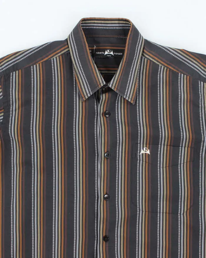 Vintage Roberto Marazzi Stripe Long Sleeve Shirt - L sold by Rokit product image thumbnail 3