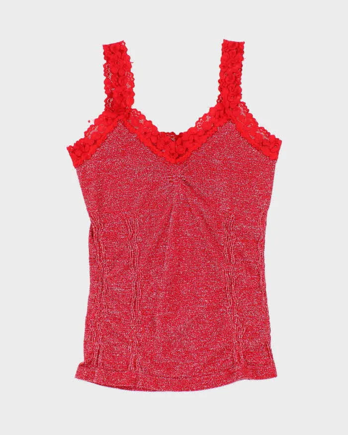 Vintage Y2k 00s Runners Glitter Cami - S sold by Rokit