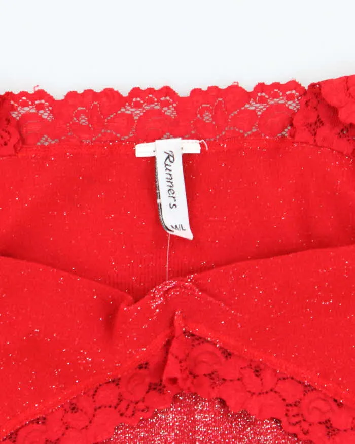 Vintage Y2k 00s Runners Glitter Cami - S sold by Rokit product image thumbnail 5