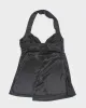 Vintage Y2k 00s 725 Originals Satin Halter Neck Top - S sold by Rokit