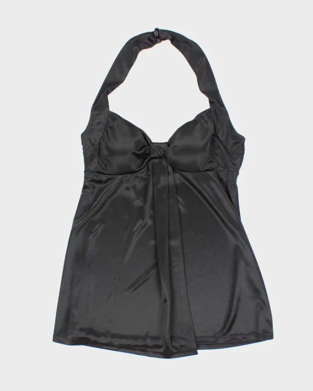 Vintage Y2k 00s 725 Originals Satin Halter Neck Top - S sold by Rokit