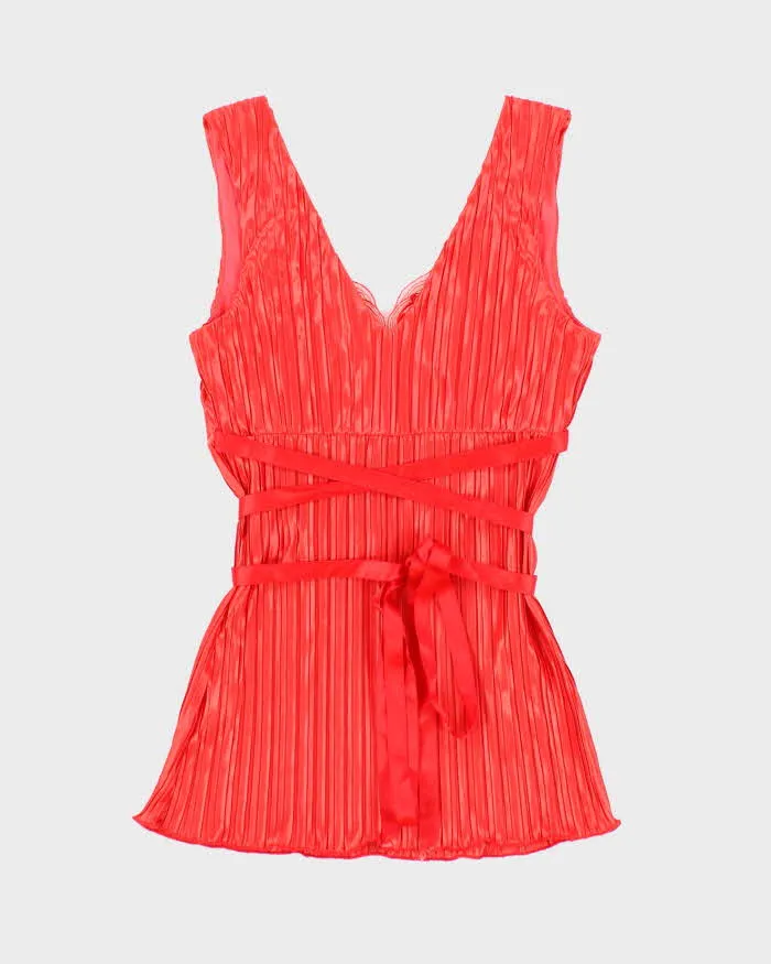 Vintage Y2k 00s Le Chateau Plisse Cami - S sold by Rokit product image thumbnail 2