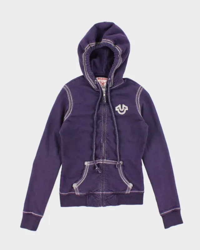Vintage Y2k 00s True Religion Hoodie - S sold by Rokit
