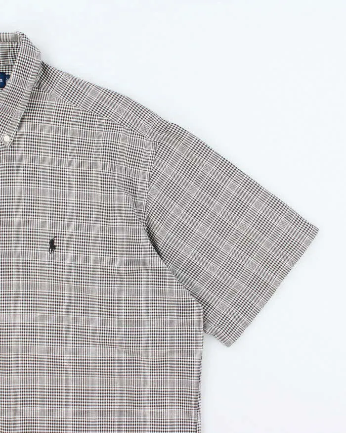 Vintage Ralph Lauren Check Short Sleeve Shirt - L sold by Rokit product image thumbnail 4