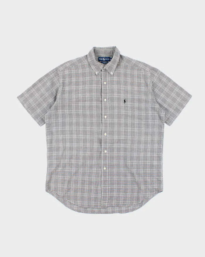 Vintage Ralph Lauren Check Short Sleeve Shirt - L sold by Rokit