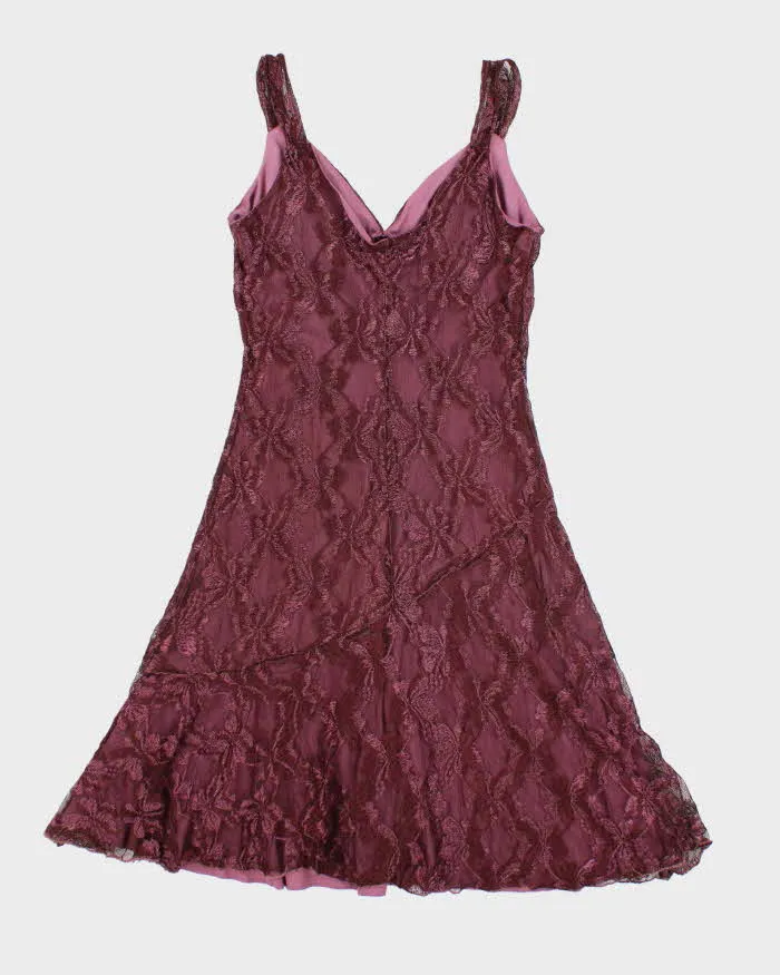Vintage Y2k 00s Ruby Rox Purple Lace Dress - S sold by Rokit product image thumbnail 2