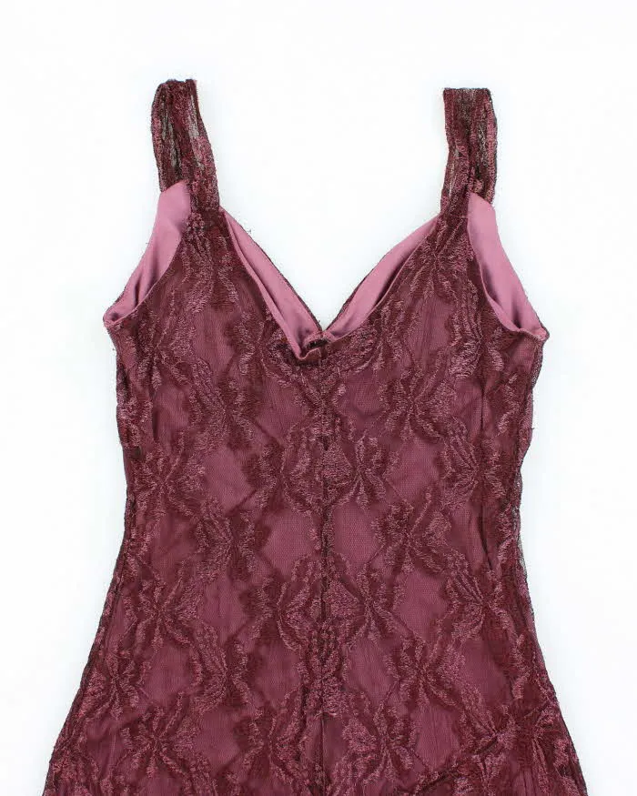 Vintage Y2k 00s Ruby Rox Purple Lace Dress - S sold by Rokit product image thumbnail 4