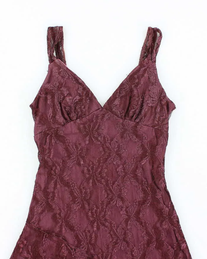 Vintage Y2k 00s Ruby Rox Purple Lace Dress - S sold by Rokit product image thumbnail 3