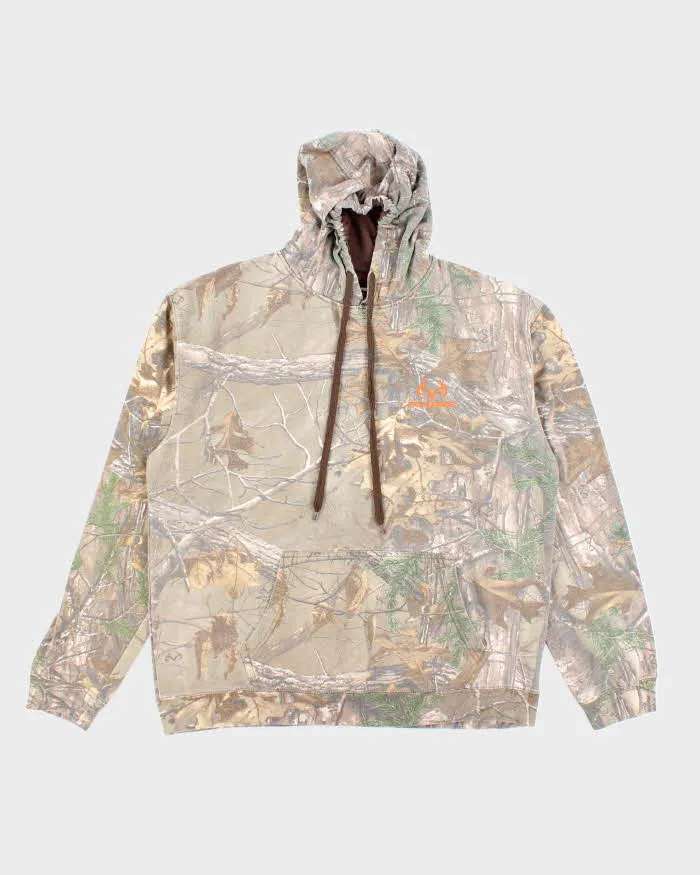 Vintage Real Tree Faded Camouflage Hoodie - XL sold by Rokit